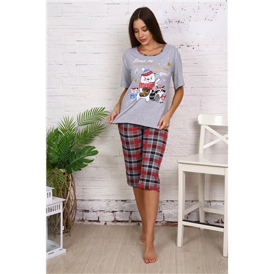 Женская пижама с бриджами 35559