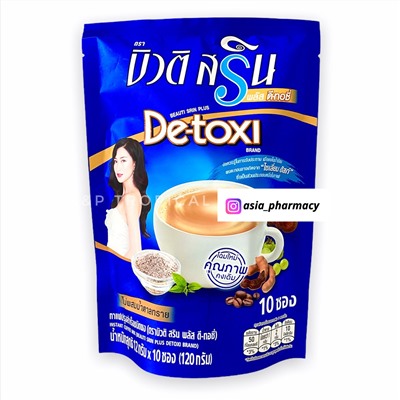 Кофе для похудения «Детокс» 10 саше по 12 гр. Buddy Dean Beauti Srin Coffee plus Detoxi