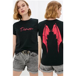 Женская футболка HF019 HappyFox Демон