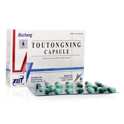 Капсулы "Тоутуннин" (Toutongning Jiaonang)- от головной боли, мигрени
