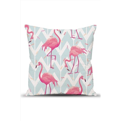 Подушка декоративная Фламинго из поликоттона