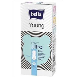 Женские ежедневные прокладки bella Panty Ultra Young sensitive 20 шт. Bella