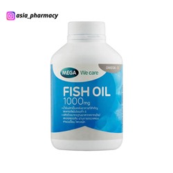 Рыбий жир в капсулах 1,000 mg. MEGA We Care Fish Oil 1,000 mg.