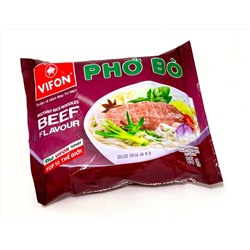 Лапша рисовая со вкусом говядины Вифон PHO BO